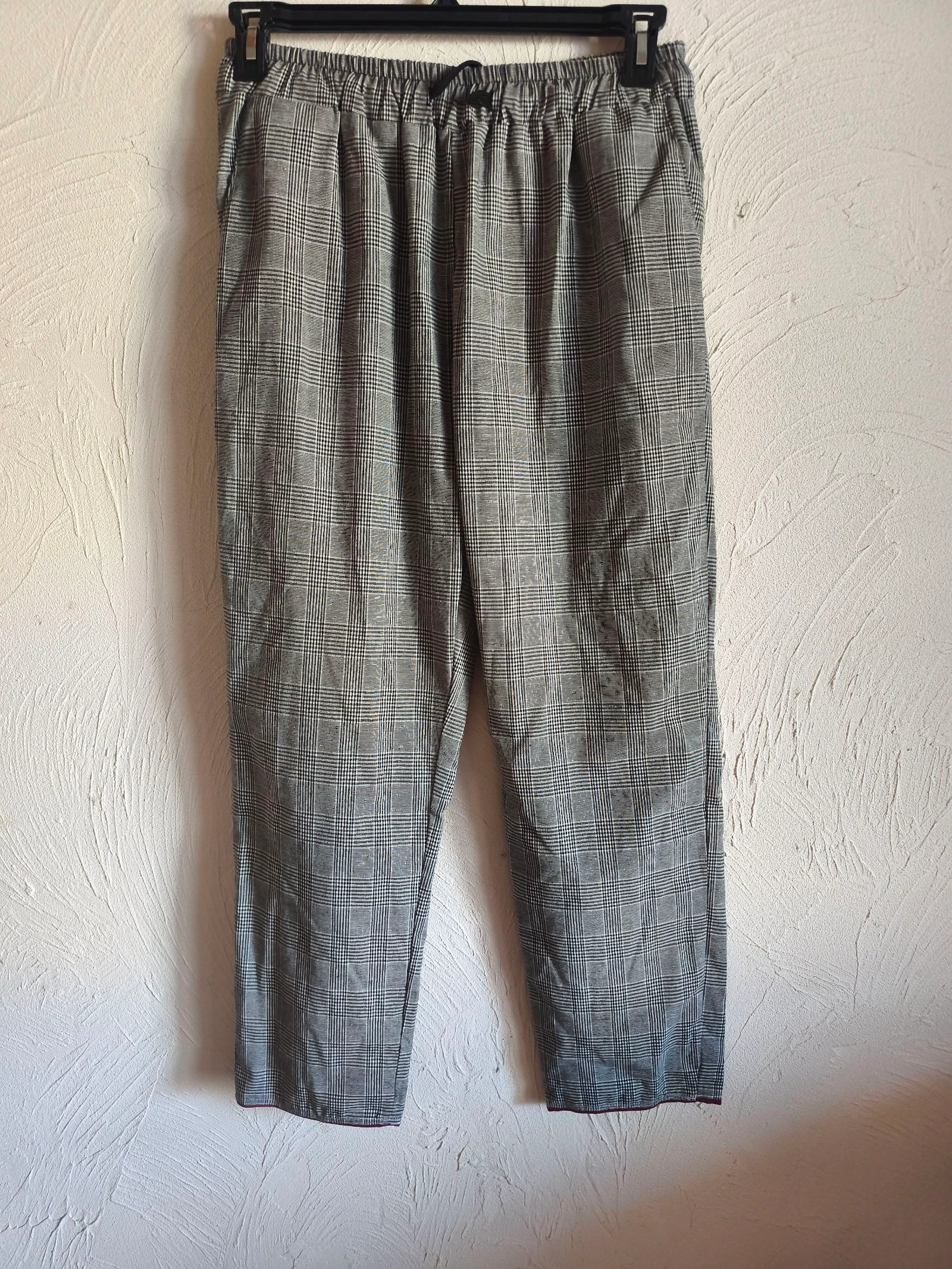 Pantalon leger a carreaux